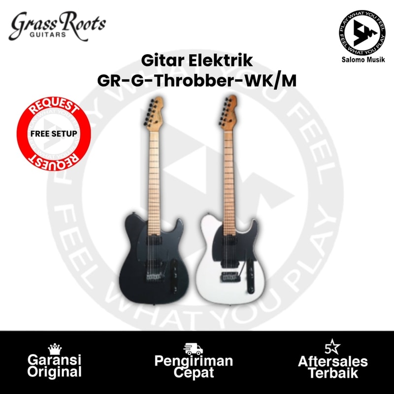 Gitar Elektrik Grass Roots GR-G-Throbber-WK/M by ESP Varian Warna