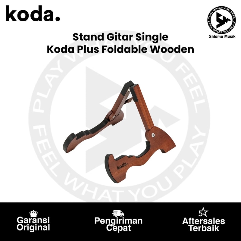 Stand Gitar Single Koda Plus Foldable Wooden Guitar Stand ONE