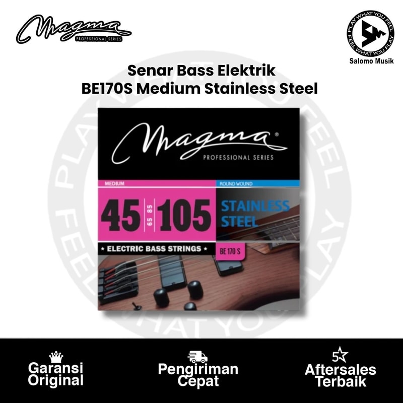 Senar Bass Elektrik Magma BE170S Medium Stainless Steel