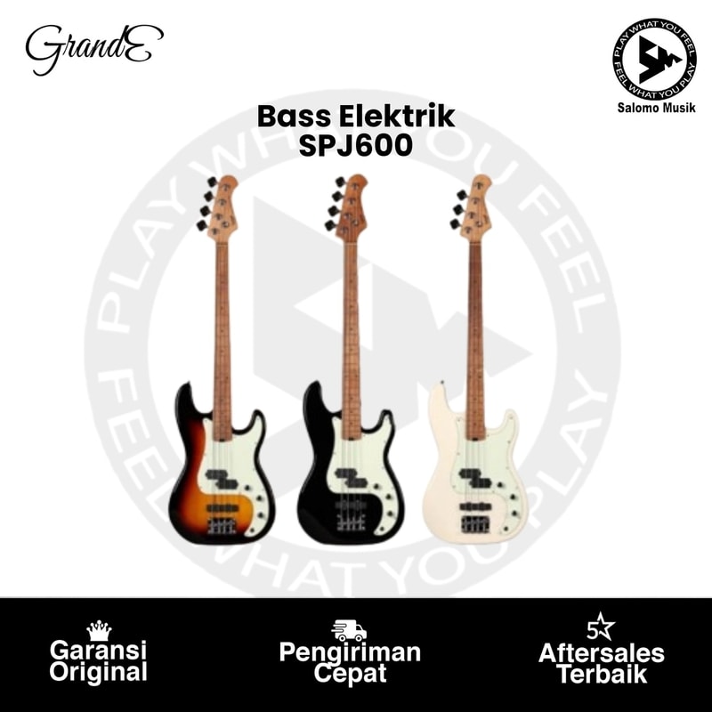 Bass Elektrik Sqoe SPJ600 Varian Warna Original