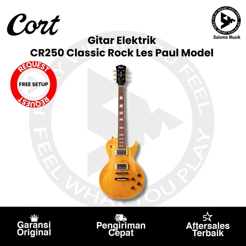 Gitar Elektrik Cort CR250 Classic Rock Les Paul Model Varian Warna