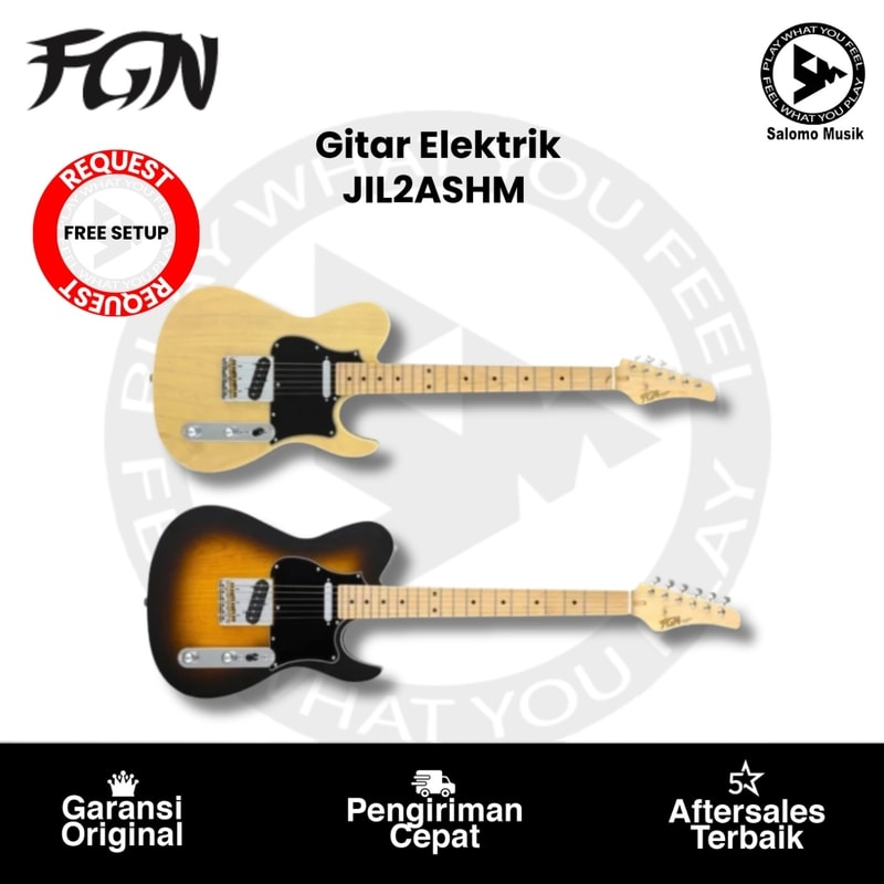 Gitar Elektrik Fujigen JIL2ASHM Original + Free Request Set Up