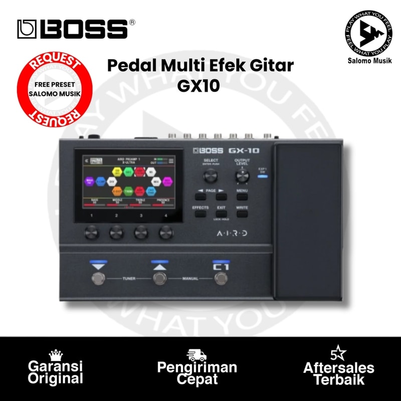 Pedal Multi Effect Gitar Boss GX10 Original
