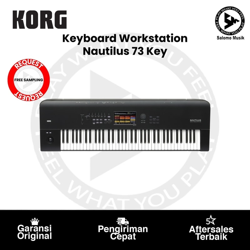 Keyboard Workstation Korg Nautilus 73 Key