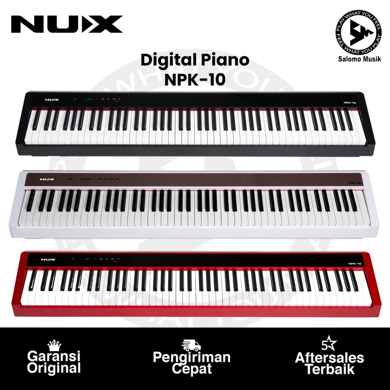 Digital Piano NUX NPK-10 Varian Warna Original