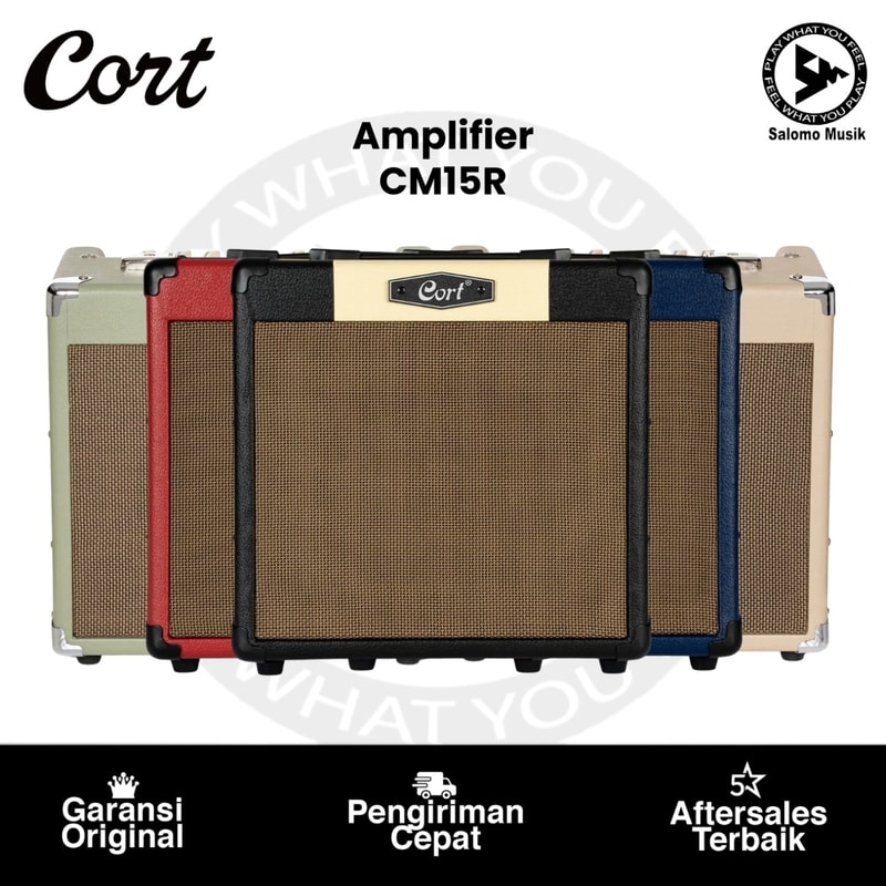 Amply Gitar Cort CM15R Varian Warna Original