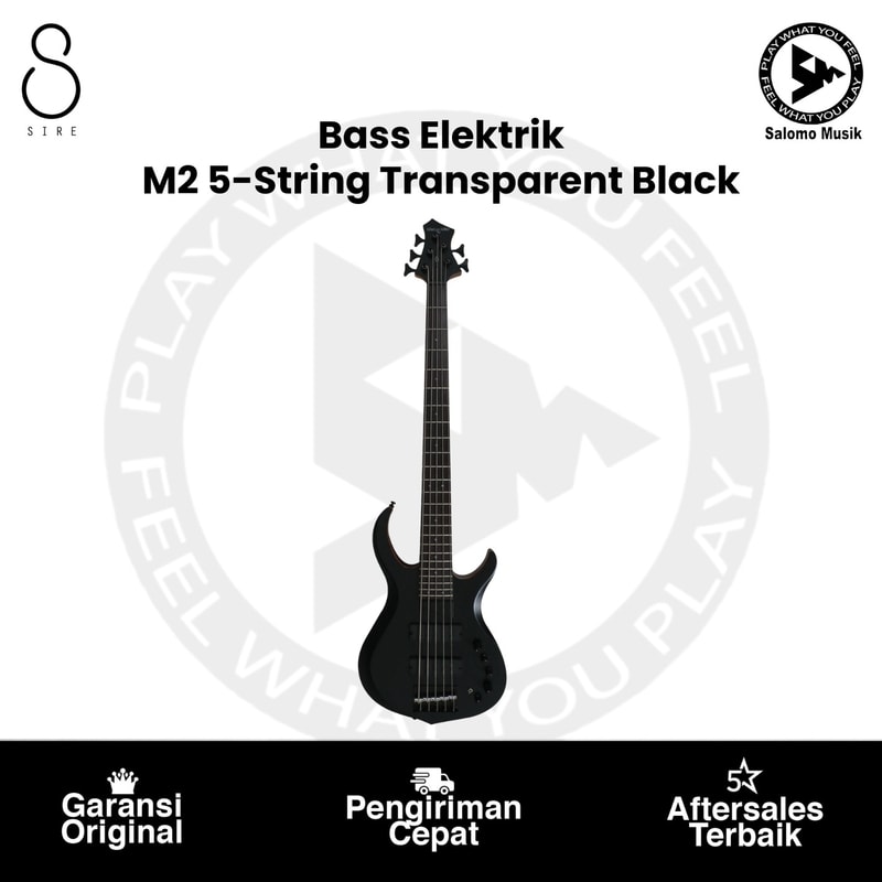 Bass Elektrik Sire Marcus Miller M2 5-String Varian Transparent Black