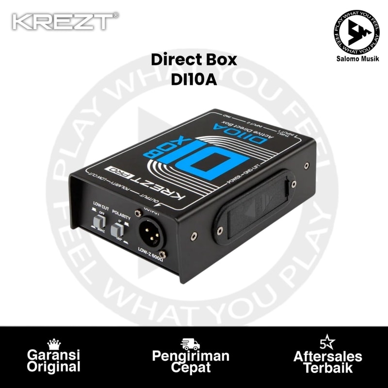 Direct Box KREZT DI10A Professional Active Direct Box Original