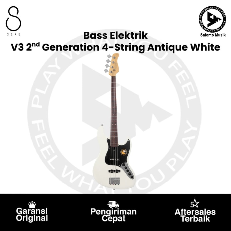 Bass Elektrik Sire Marcus Miller V3 2nd Generation 4-String Antique White