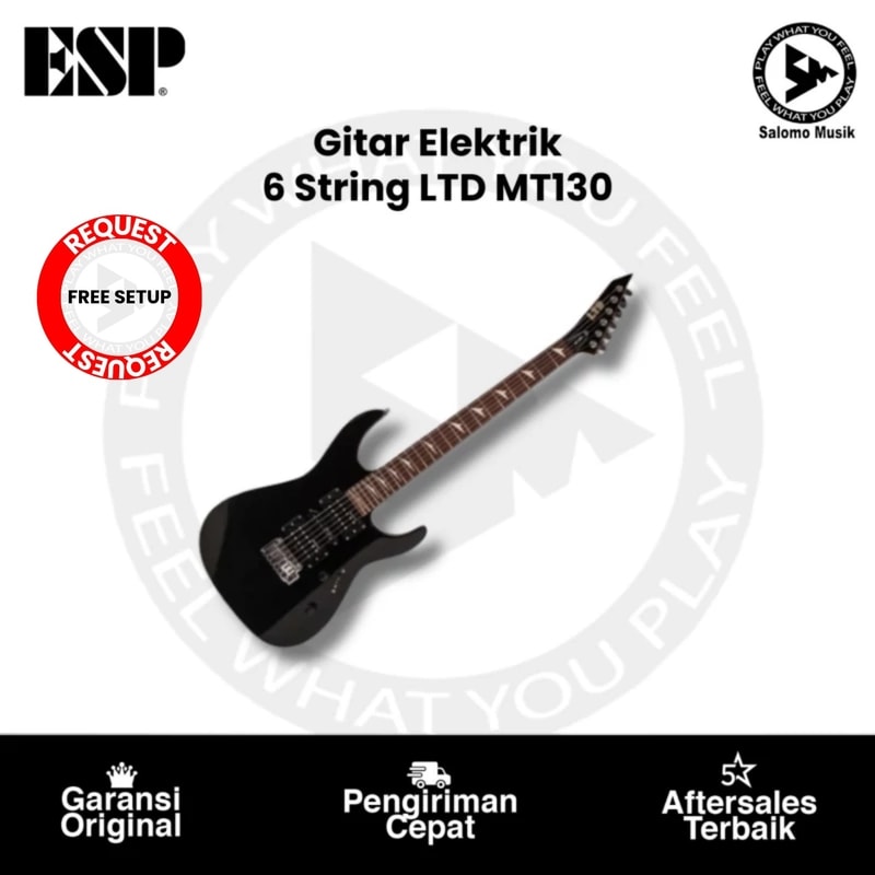 Gitar Elektrik 6 String ESP LTD MT130 Varian Warna Original