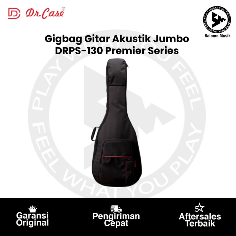 Gigbag Gitar Akustik Jumbo Dr. Case DRPS-130 Premier Series Original
