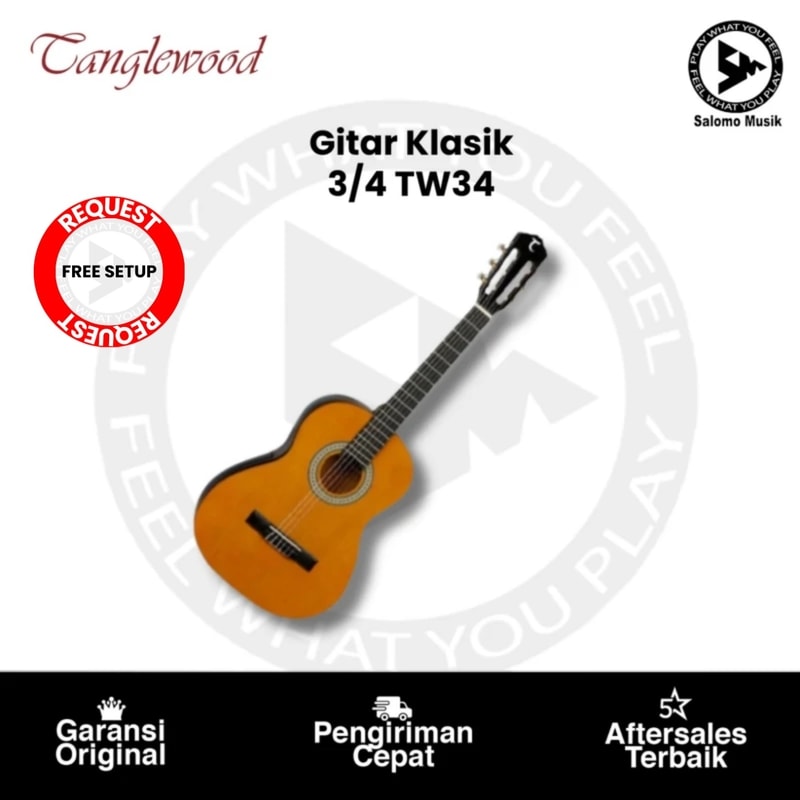 Gitar Klasik Nylon 3/4 Tanglewood TW34 Original