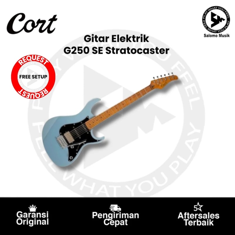 Gitar Elektrik Cort G250 SE Strat Style Varian Warna Original