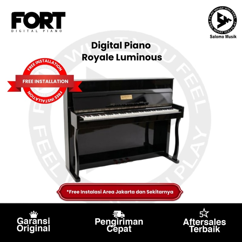 Digital Piano Fort Royale Luminous Varian Warna Original