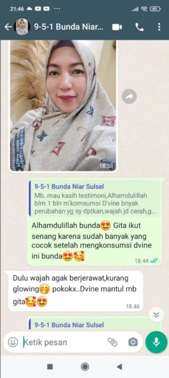 Testimoni Pemakaian DVN Collagen