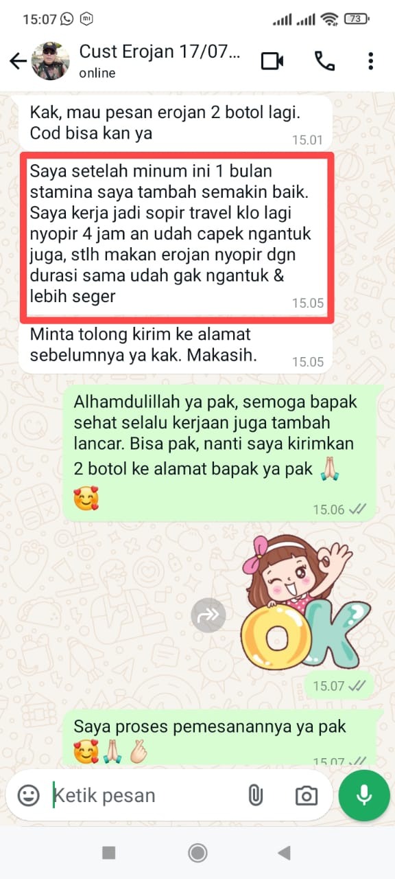 testimoni pengguna erojan