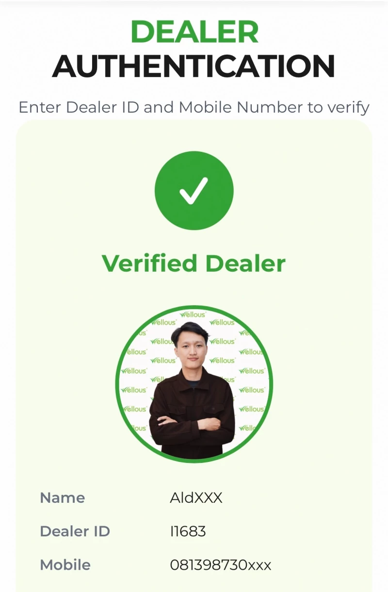Verified ID Dealer Resmi