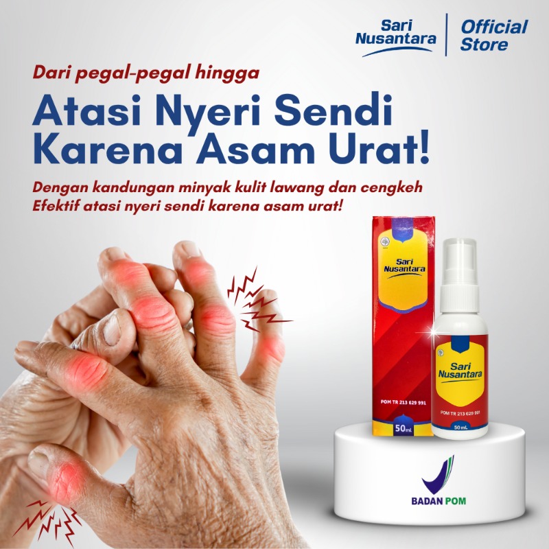 Minyak Pijat Sari Nusantara Atsiri 100% Minyak Pijat Minyak Balur Minyak Gosok Darah Tinggi Hipertensi Diabetes Pasca Stroke Linu Pegal Nyeri Sendi Keseleo Encok Gigitan Serangga