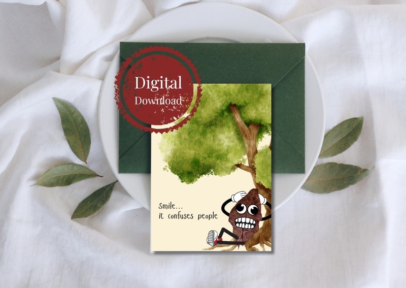 Sarcastic Greeting Card for your lovely collegue
