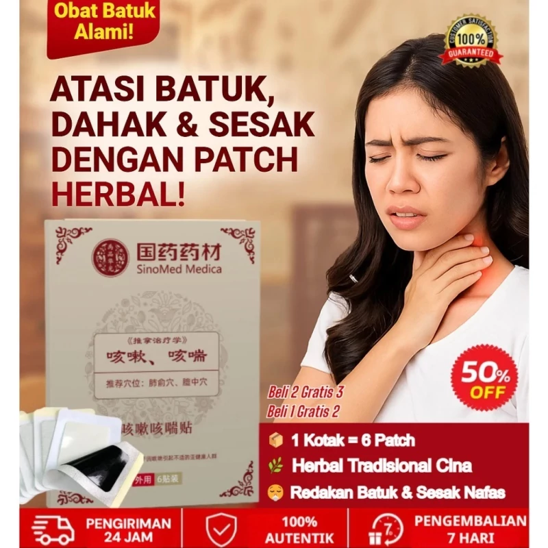 Breath Soothing Cough Relieving Patch - Slide 1