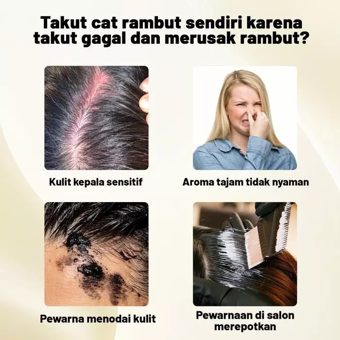 Masalah Rambut Akibat Pewarna Kimia