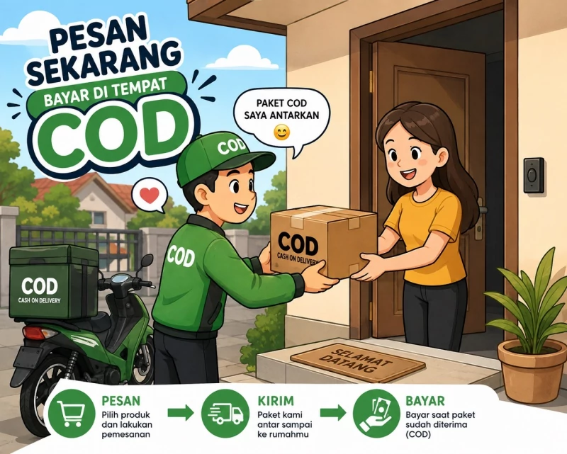 Bukti Pengiriman Aman (COD)
