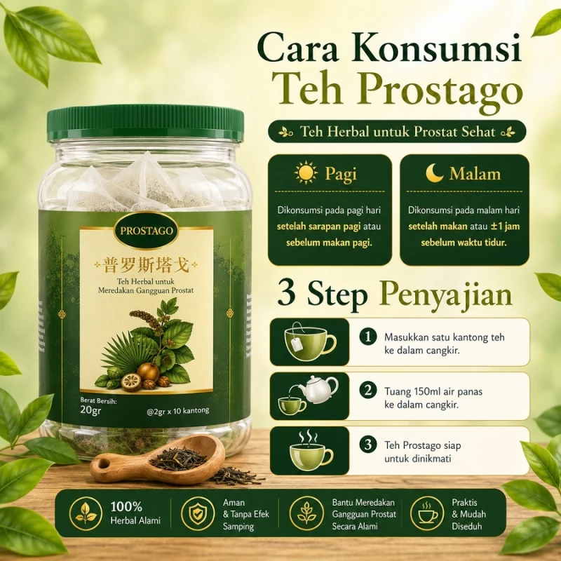 Keunggulan Dan Khasiat Teh Prostago