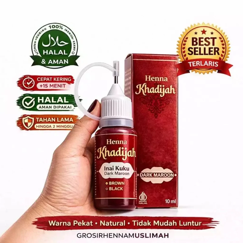 Henna Khadijah - Pewarna Alami untuk Tangan dan Kuku