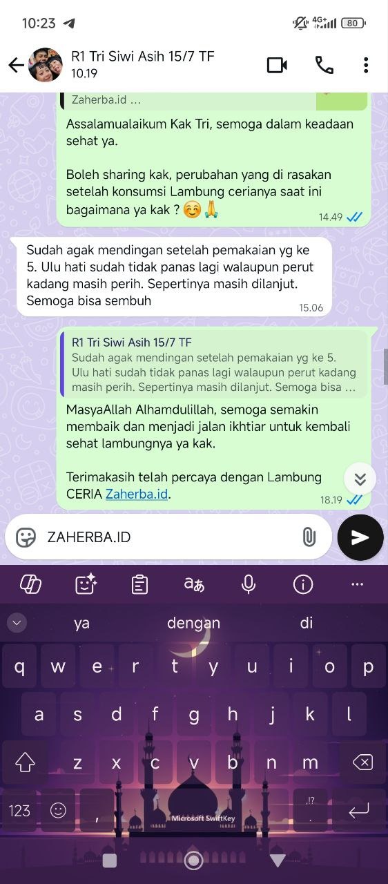 Testimoni Lambung Ceria 2