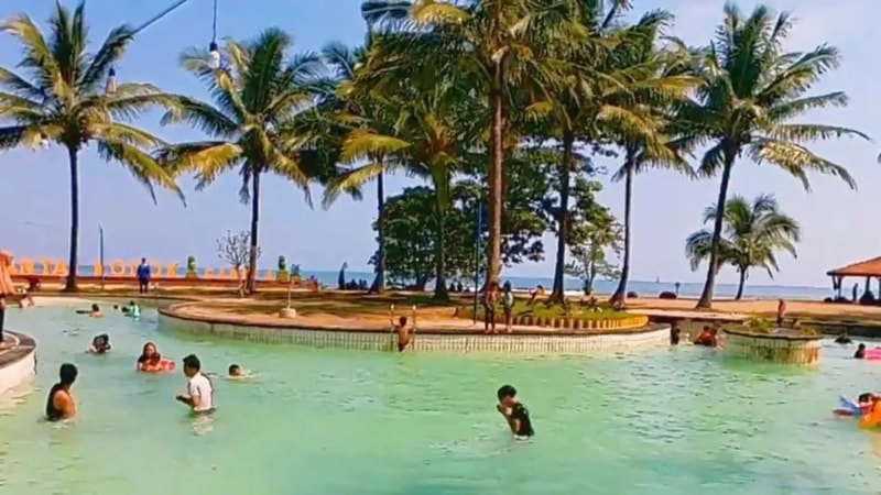 Wisata Pantai Kodok Carita Pandeglang Banten: Tiket Masuk Super Murah!