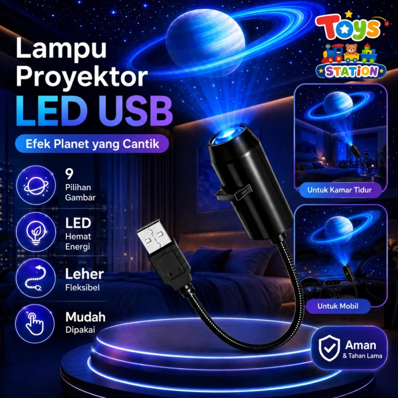 Pilihan visual projektor planet