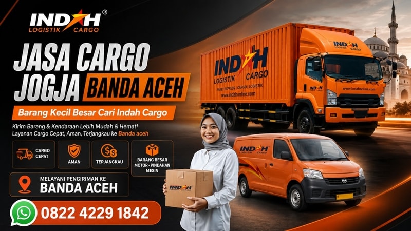 jasa cargo jogja ke banda aceh