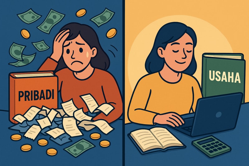 Bedakan Keuangan Pribadi & Bisnis: Kenapa Penting?