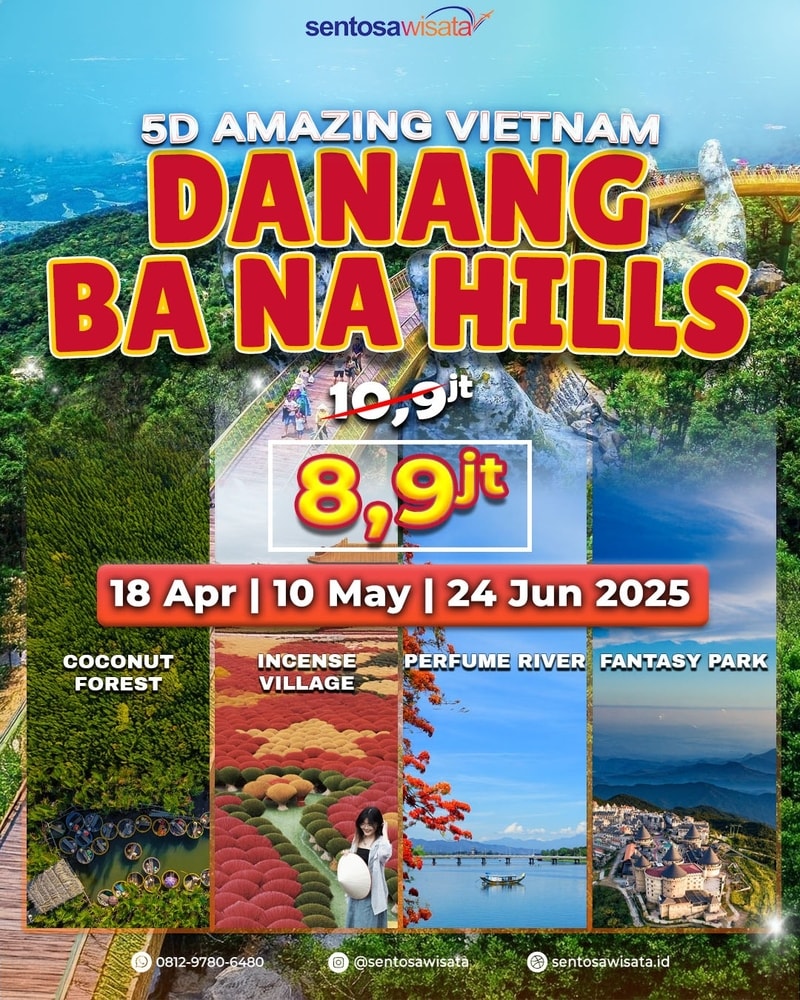 Paket Tour Vietnam Danang Bana Hills