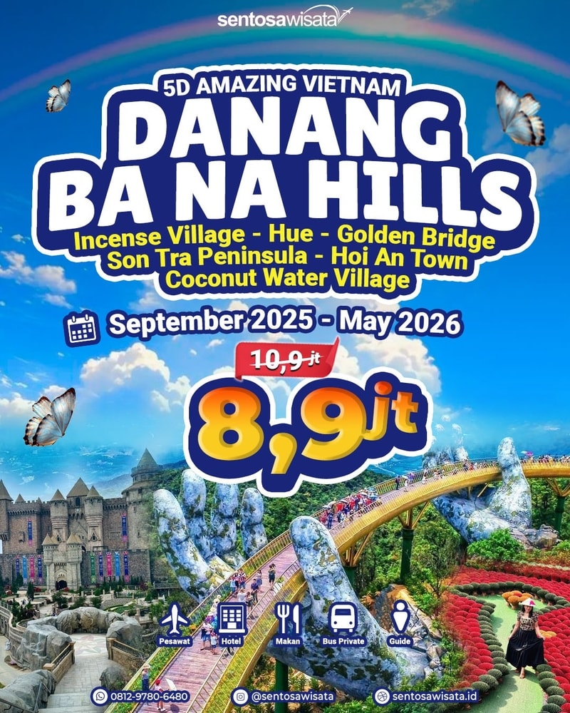 Paket Tour Vietnam Danang Bana Hills