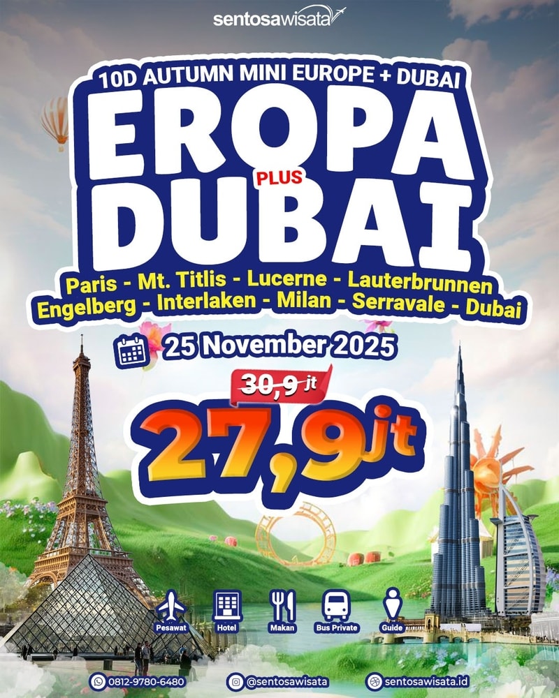 Paket Tour Eropa