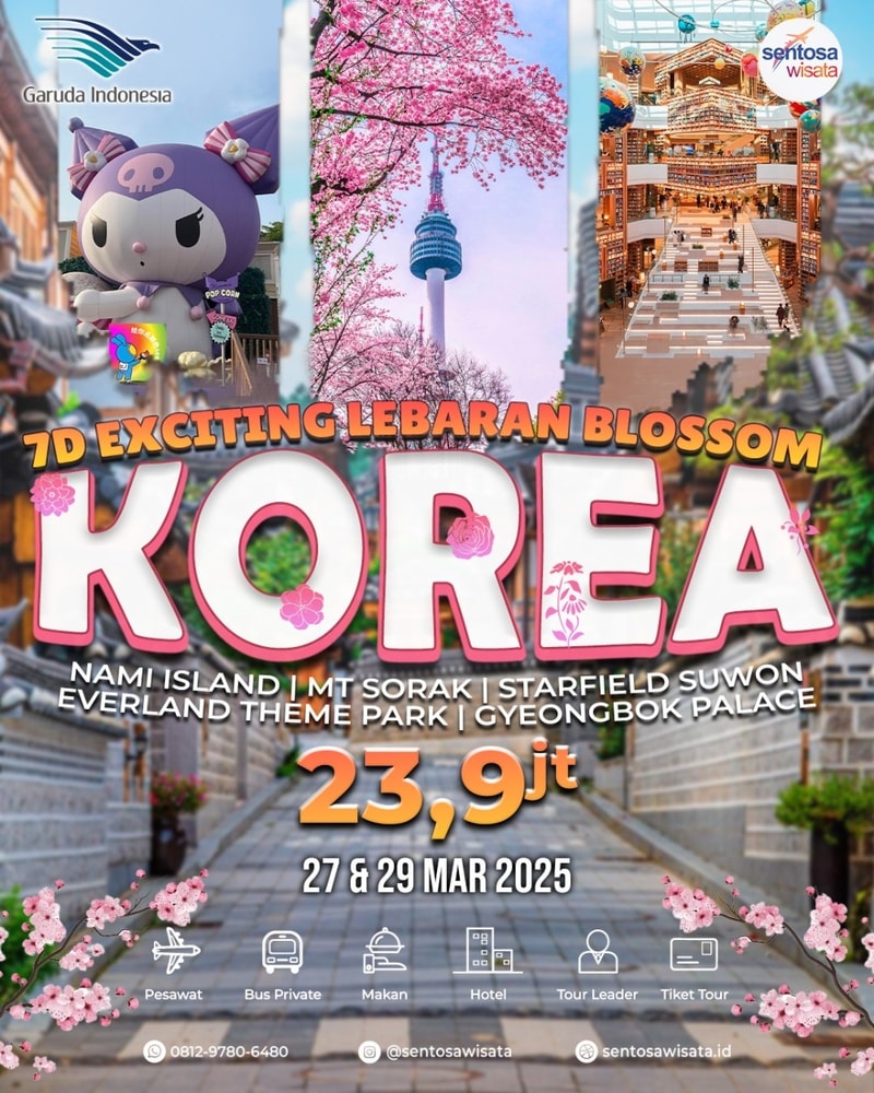 Paket Tour Korea Lebaran 2025 Murah