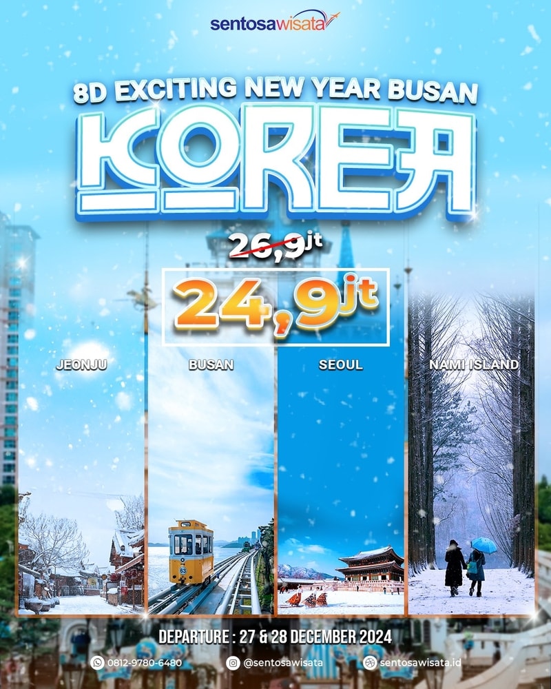 Paket Tour Korea Winter Desember Akhir Tahun