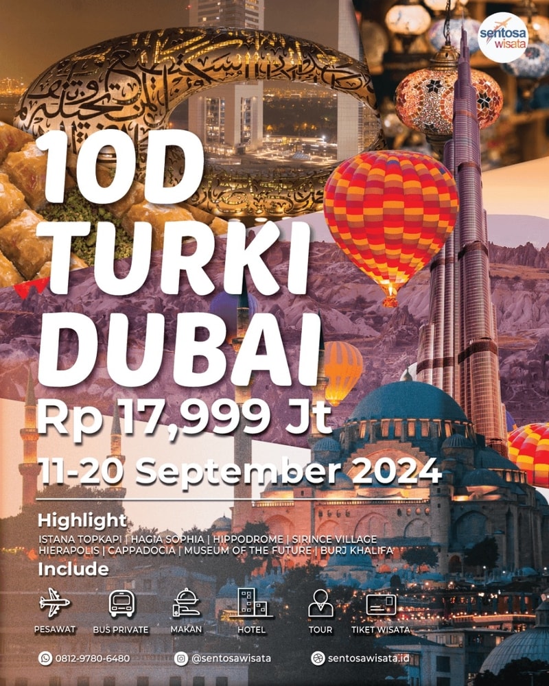 Paket Tour Turki Dubai 2024