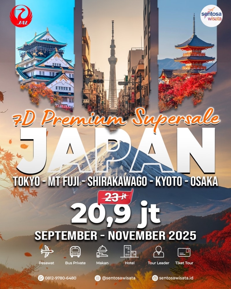 Paket Tour Jepang Shirakawago