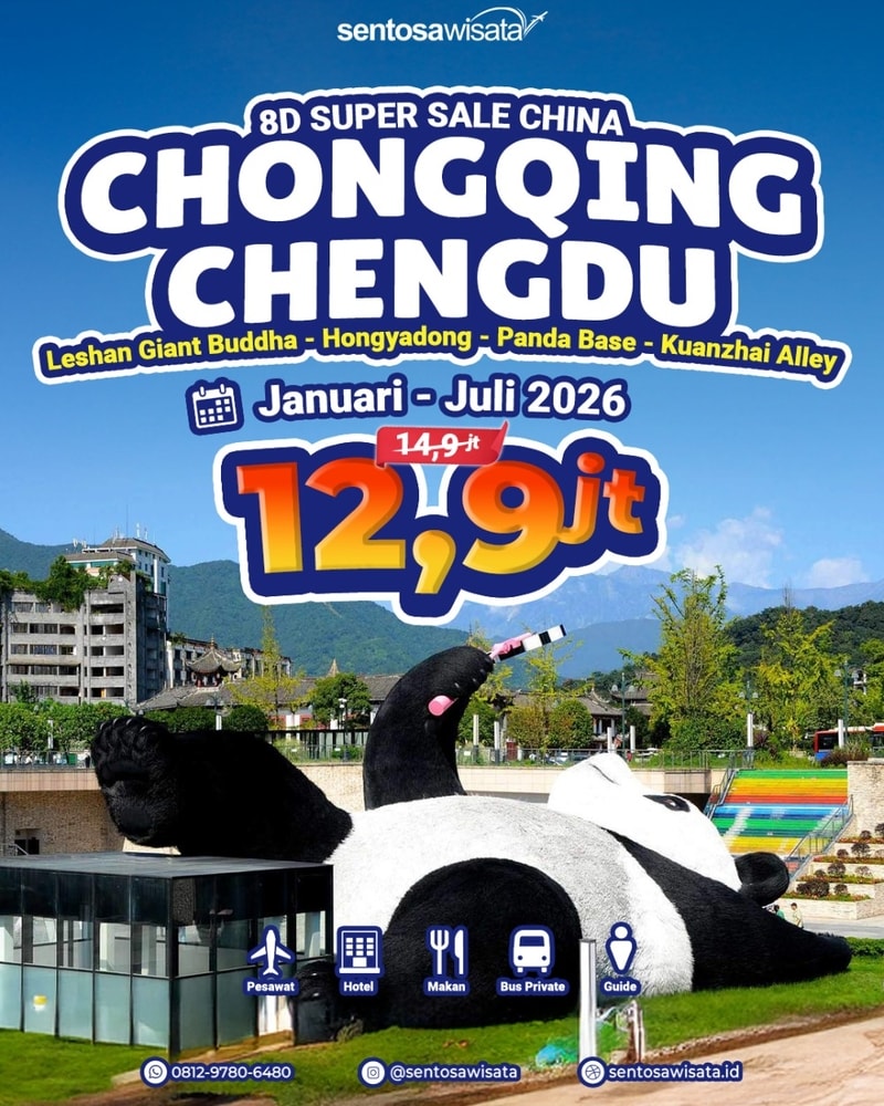 Paket Tour Chongqing Chengdu