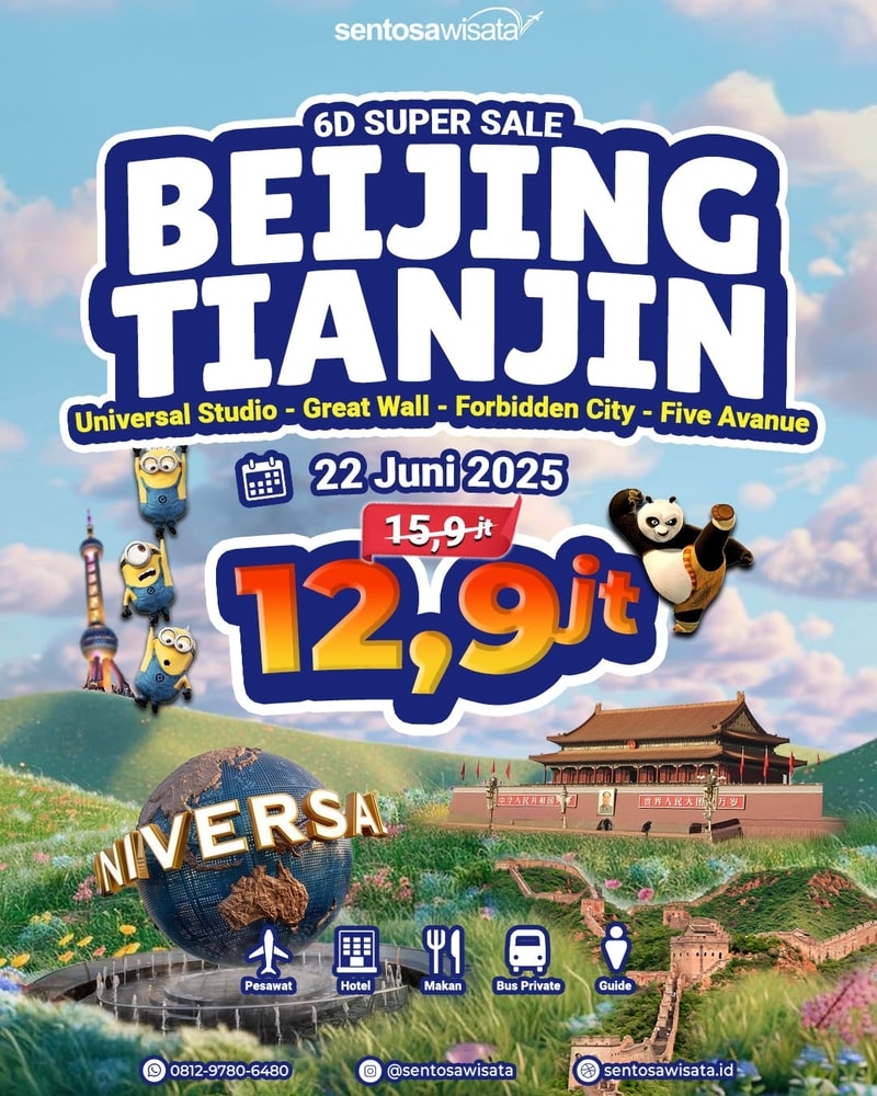 Paket Tour Beijing Tianjin China