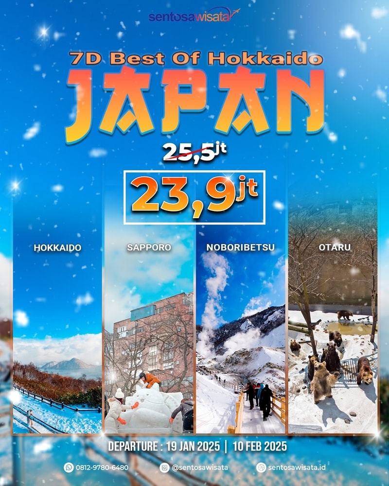 Paket Tour Jepang Hokkaido Winter