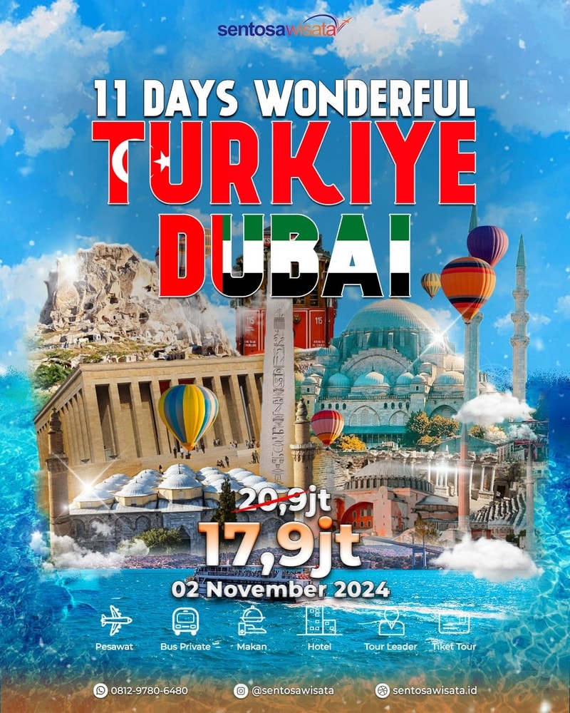 Paket Tour Turki Plus Dubai November Promo