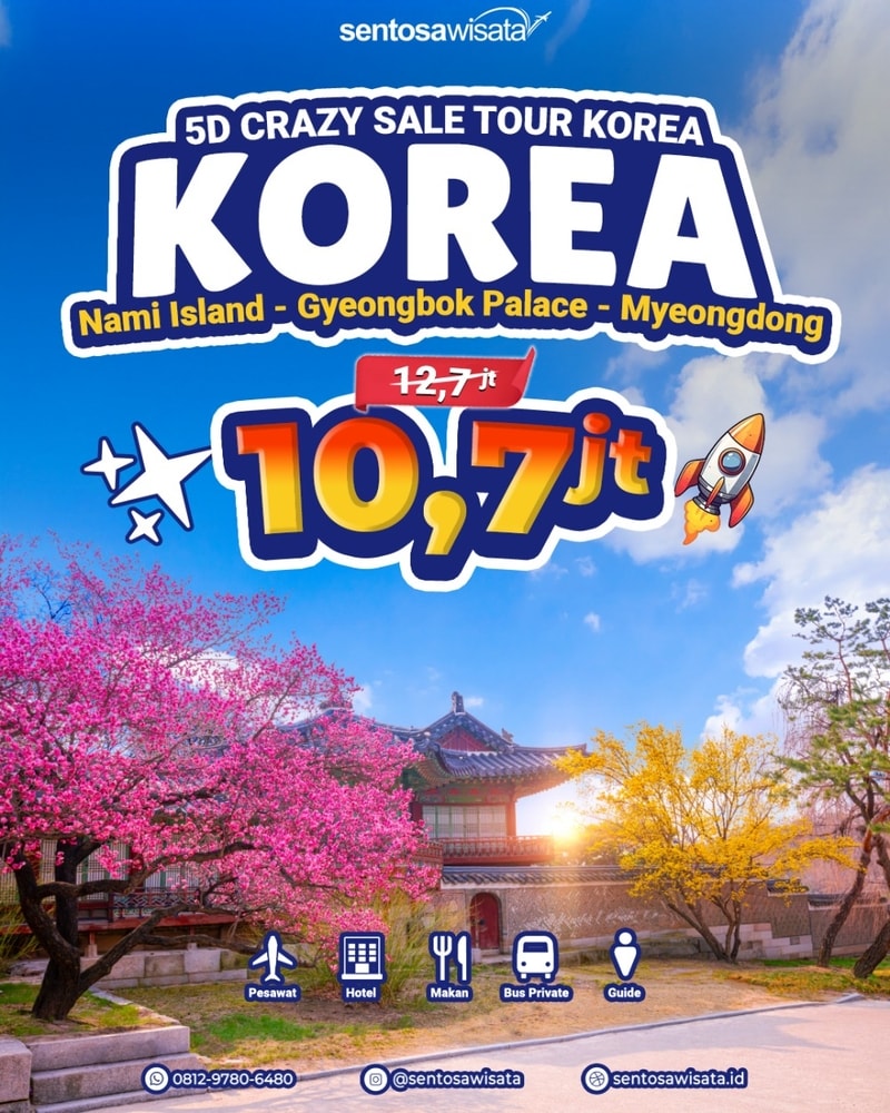 Paket tour korea murah