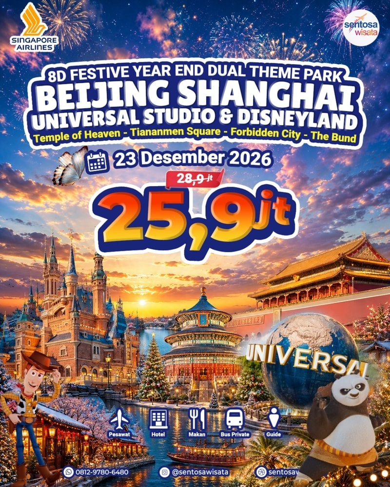 Paket tour China akhir tahun
