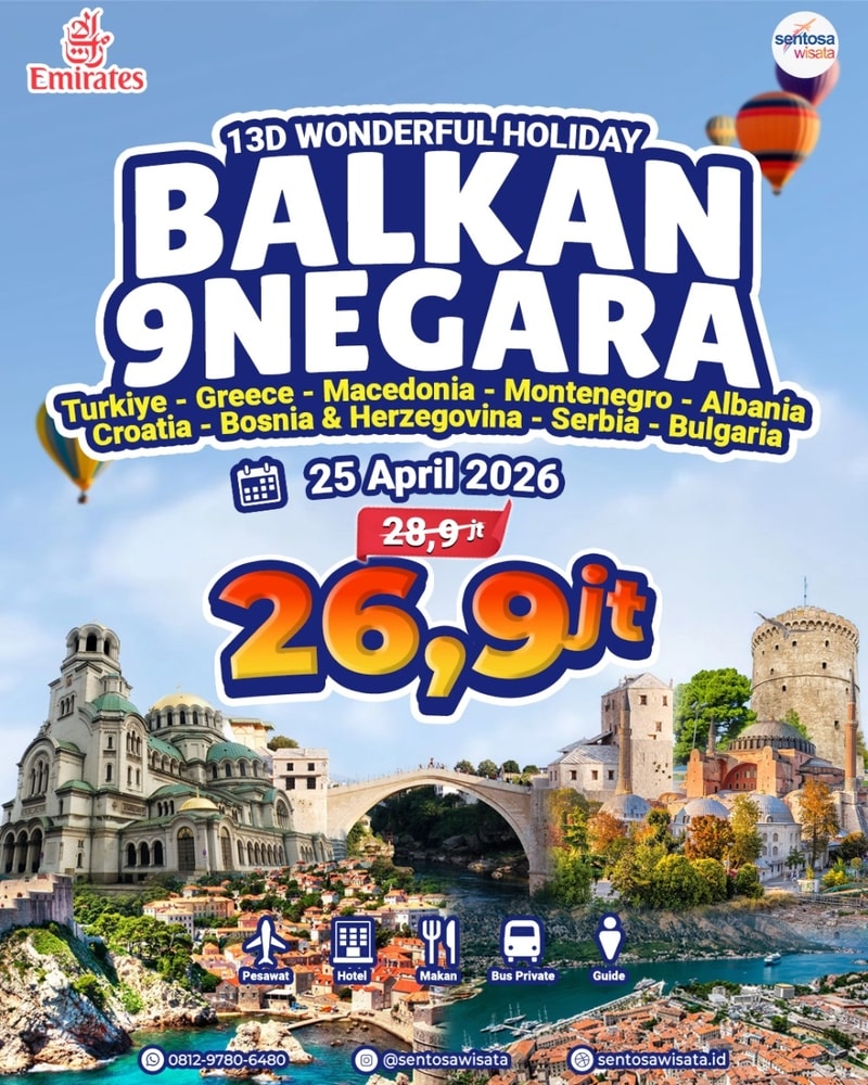 paket tour turki balkan