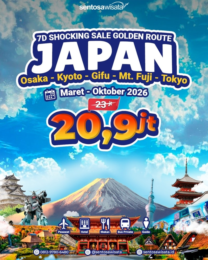 Paket Tour Jepang 2026