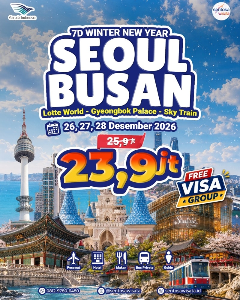 Paket tour korea busan seoul akhir tahun