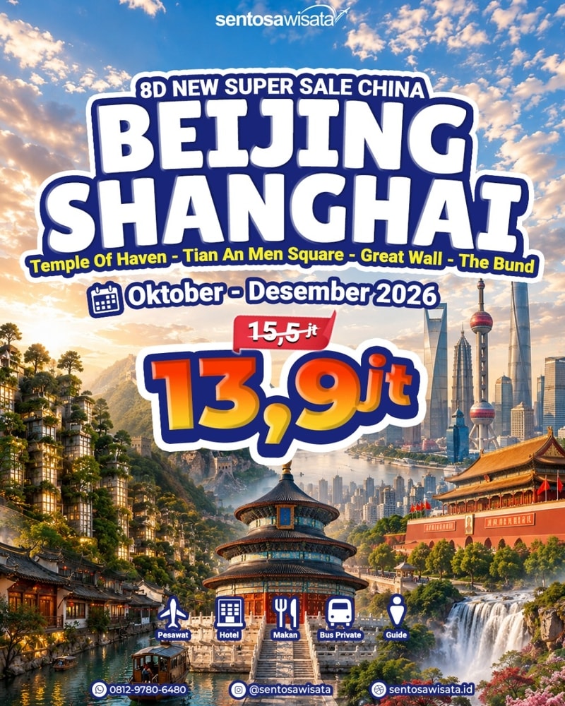 Paket tour china beijing shanghai murah
